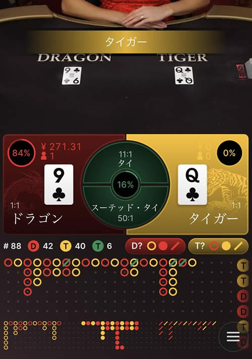 ドラゴンタイガー カジノゲーム
